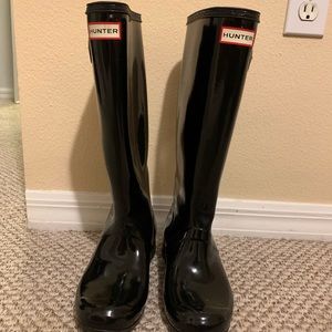 Hunter boots - size 7